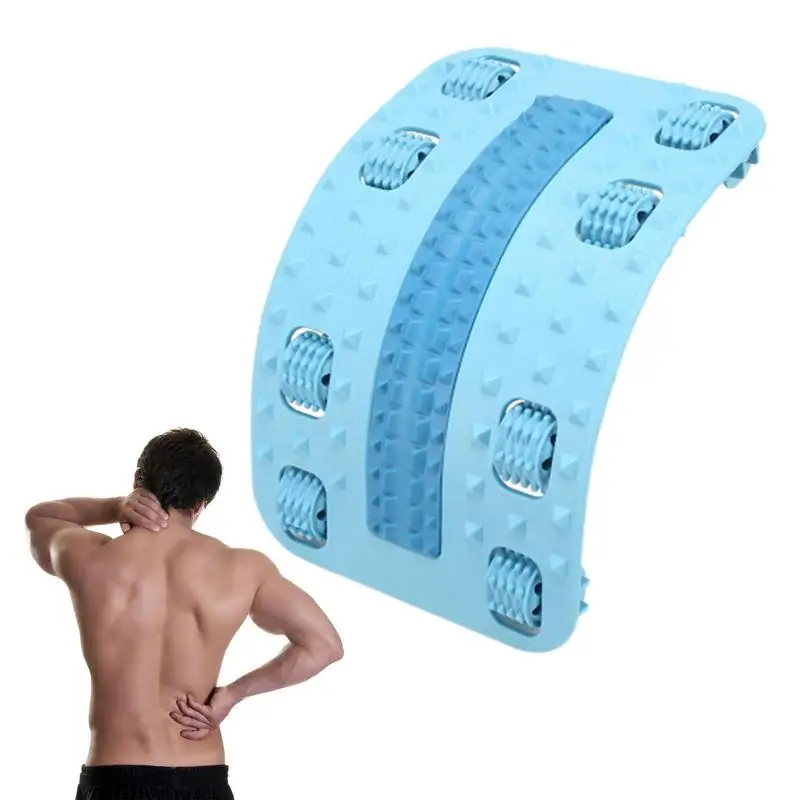 

Back Stretcher For Lower Back Back Stretcher Upper Back Adjustable 56 Massage Points Foot Massage Roller 8 Massage Rollers Men