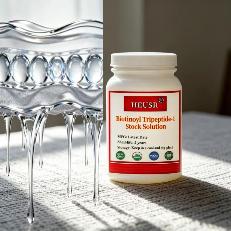 

Hot Selling Biotinoyl Tripeptide-1 Stock Solution for Cosmetics and Skincare Products