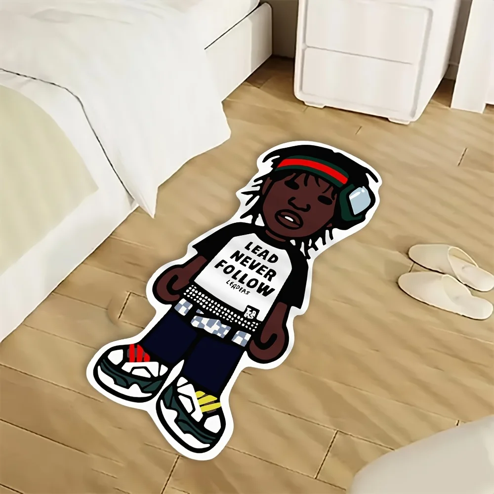 VIKAMA Cartoon Character Carpet Bedroom Decoration Cool Bedside Rugs Cartoon Rug For Bedroom Carpet For Live Room Home Decor