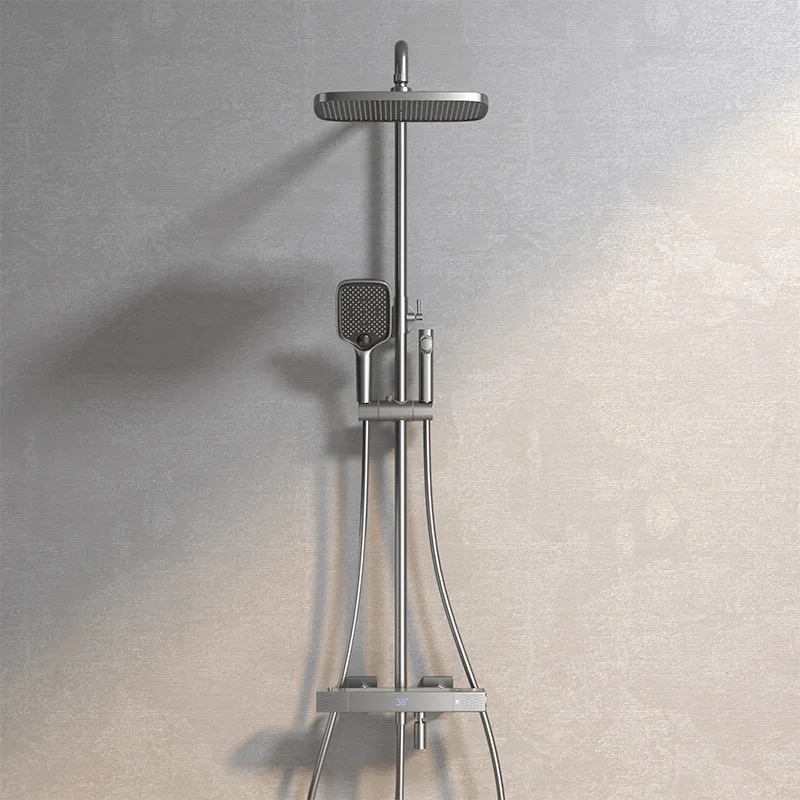 Intelligentes digitales Duschset, Badezimmer-Duschkopf, Haushalt