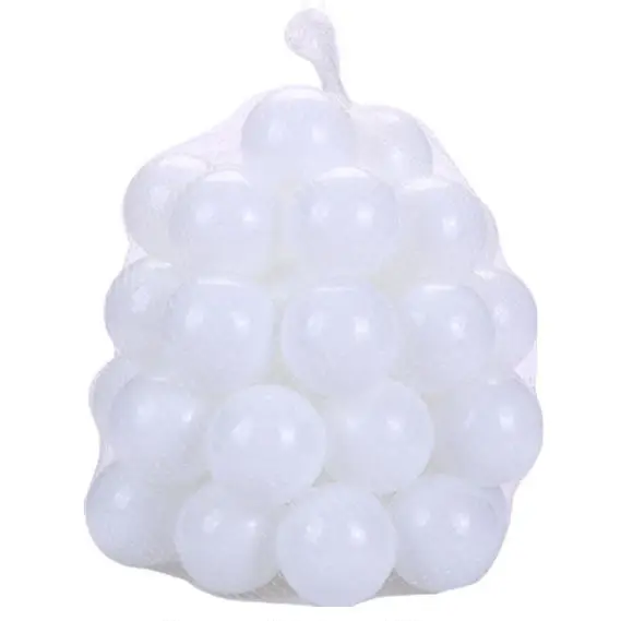 Balles Colorées Plastique ∅7cm pour Piscine Enfant Bébé Fabriqué en EU, noir/jaune
