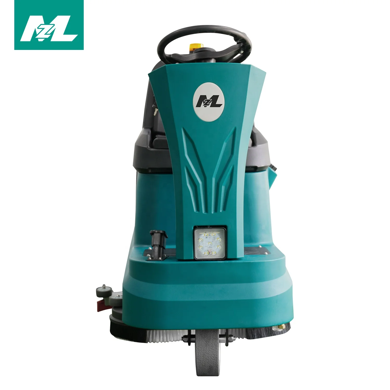 Commercial Dual-brush Ceramic Tile Cleaning Machines Ride On Floor Scrubber Machine