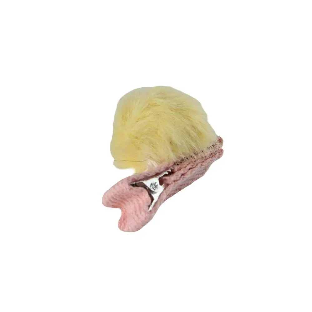 Hair Accessories Girls Pompom Fur Hair Gripper Mini Ball Hairpins Barrette Hair Clip Hairclips