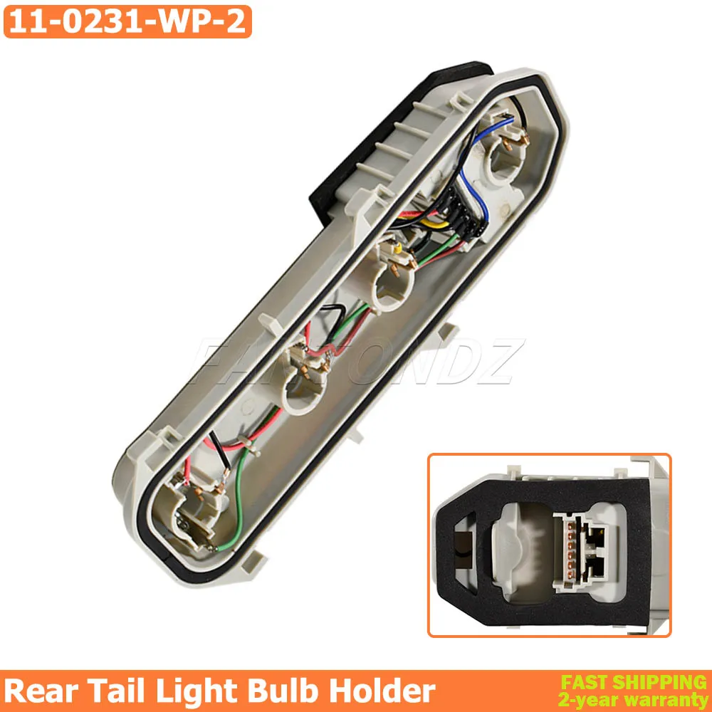 Support de lampe de voiture feu arrière gauche/droite 110231WP2 pour Renault Clio 2 1998-2010 11-0231-WP-2