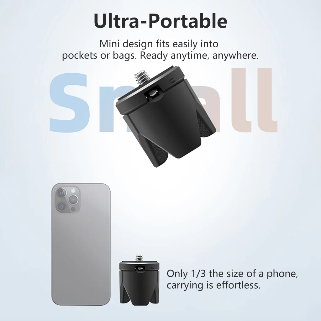 Mini-Stativ für DJI OSMO Pocket 4 3 Gimbal /Insta360 X4/X3/ACE Pro/Gopro 13 Ersatzteile Stativ für Handheld-Gimbal-Kamera – Detail 7