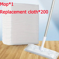 New Electrostatic Dust Removal Mop Household Cleaning Mop Disposable Mop Cloth Cleaning Mop 360° Rotating Dry And Wet Cleaning