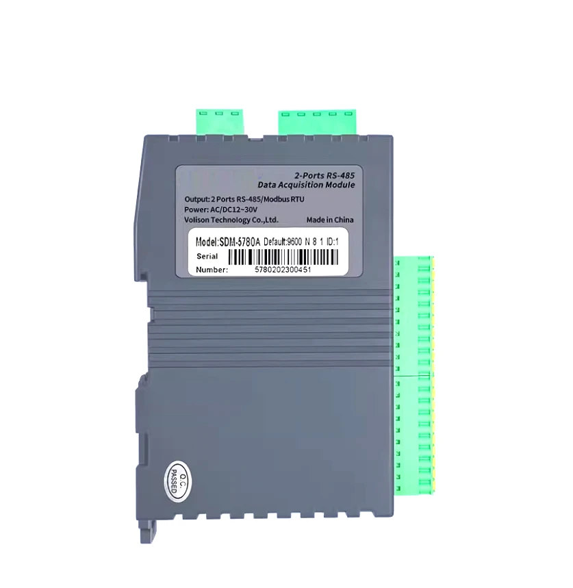 8Channel PT100/PT1000 Thermistor Input Acquisition Module Remote I/O to RS485 Conversion