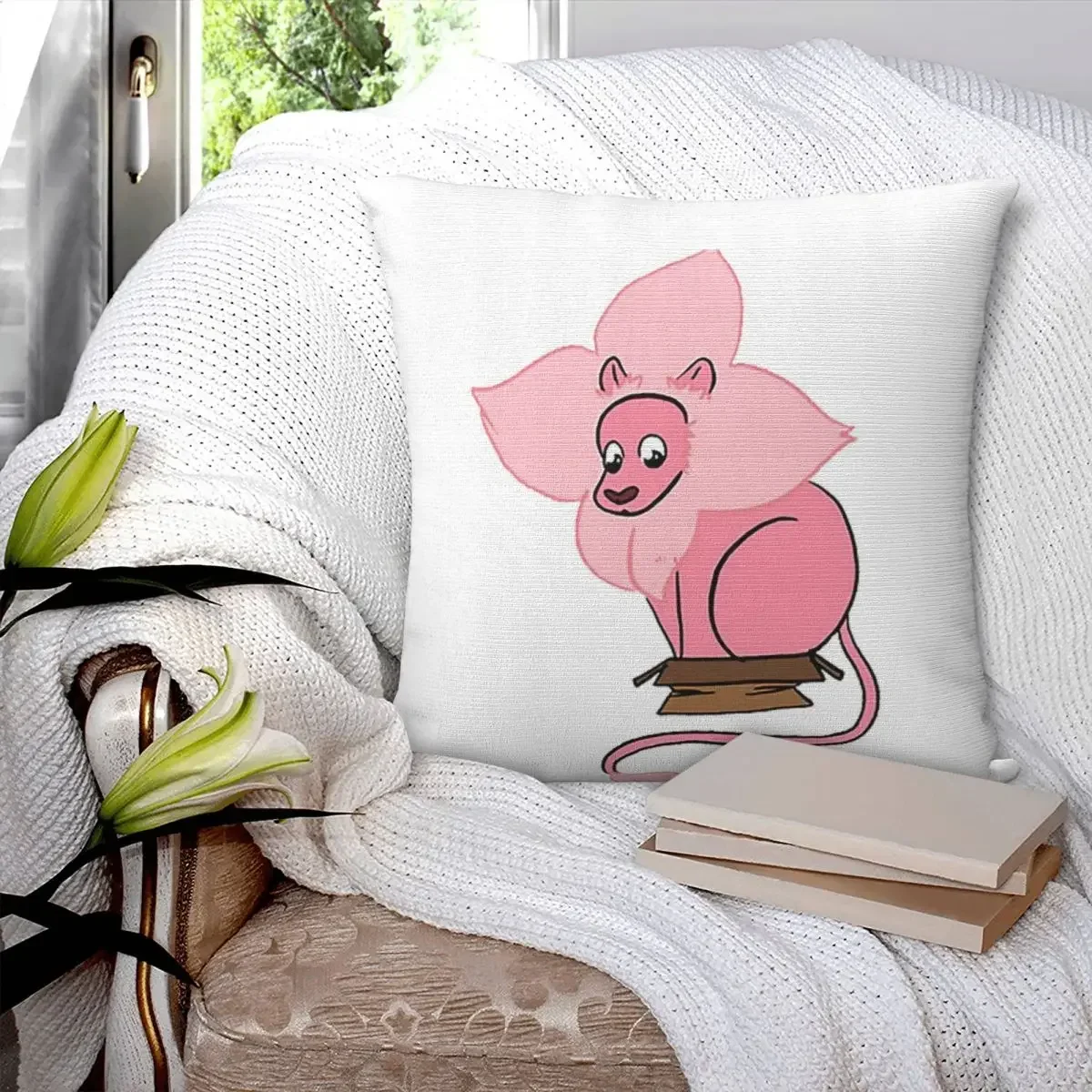 Steven Universe Lion Square Pillowcase Pillow Cover Polyester Cushion Decor Comfort Throw Pillow for Home Sofa