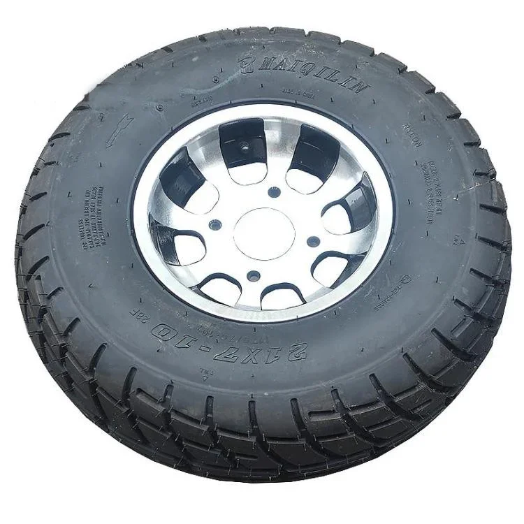 

GO KART KARTING ATV UTV Buggy 21X7-10 Inch Wheel Tubeless Tyre Tire With Hub