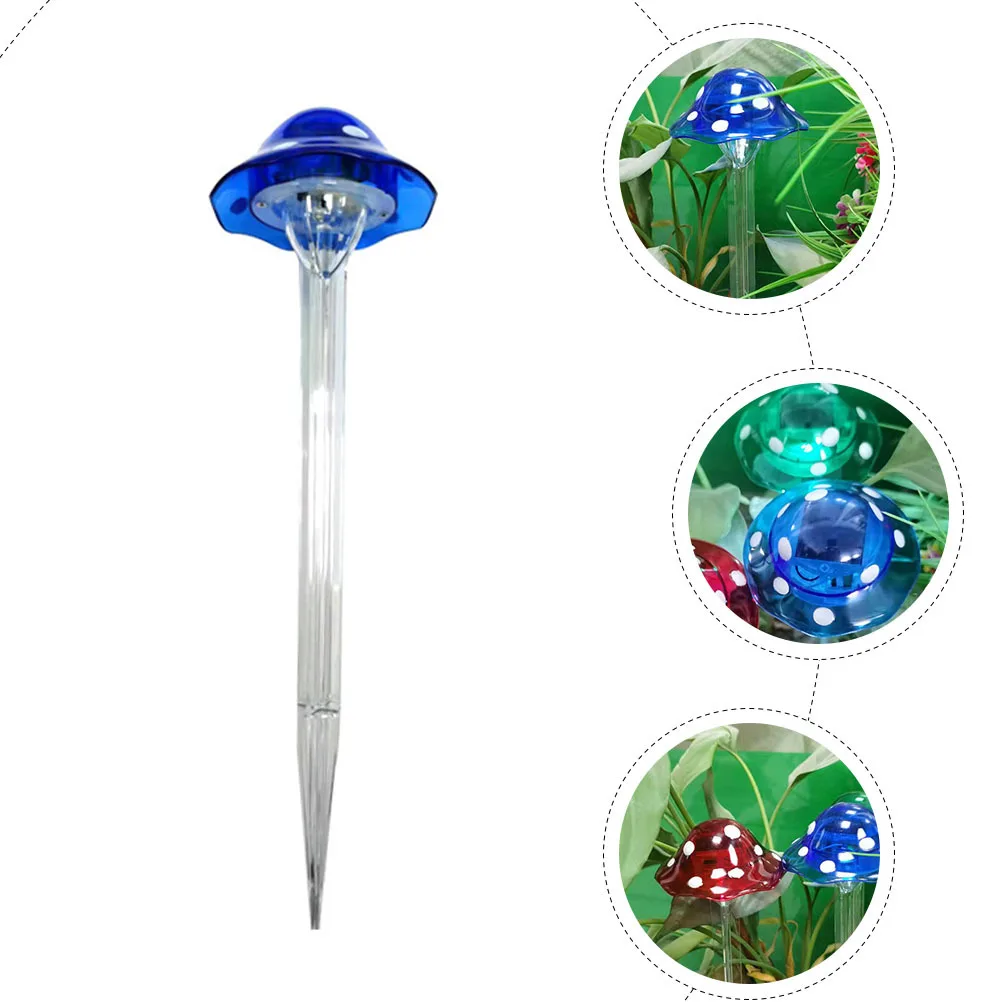 

Ground Inserted Solar Light Mushroom Design Yard Light Ornament No Wires Electricity Required Perfect Garden Decoration