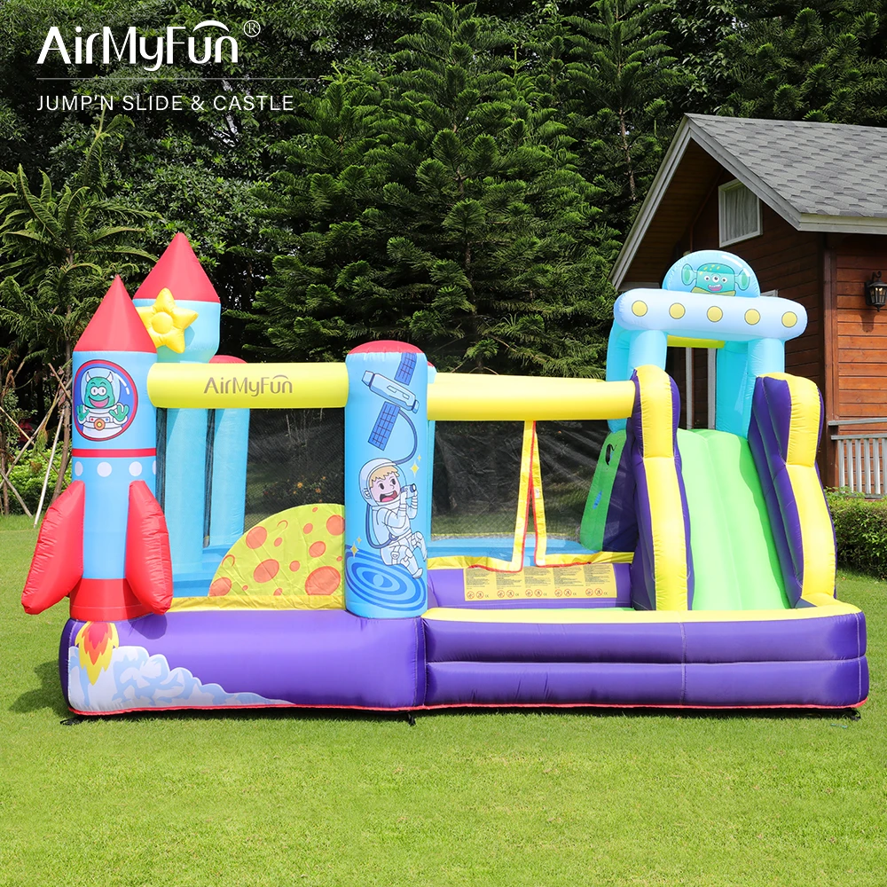 AirMyFun Wholesale Inflat Jumping Kids Inflatable Bounce House Bouncy Castle with Slide Combo