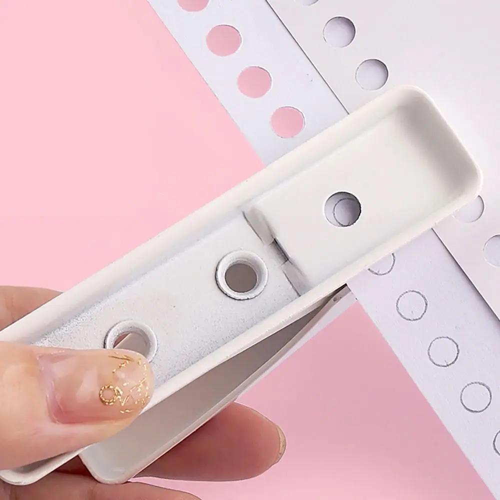 

Portable Single Hole Round Hole Puncher DIY Handmade Disc Ring Binding Cutter Scrapbooking Paper Puncher Students Gift