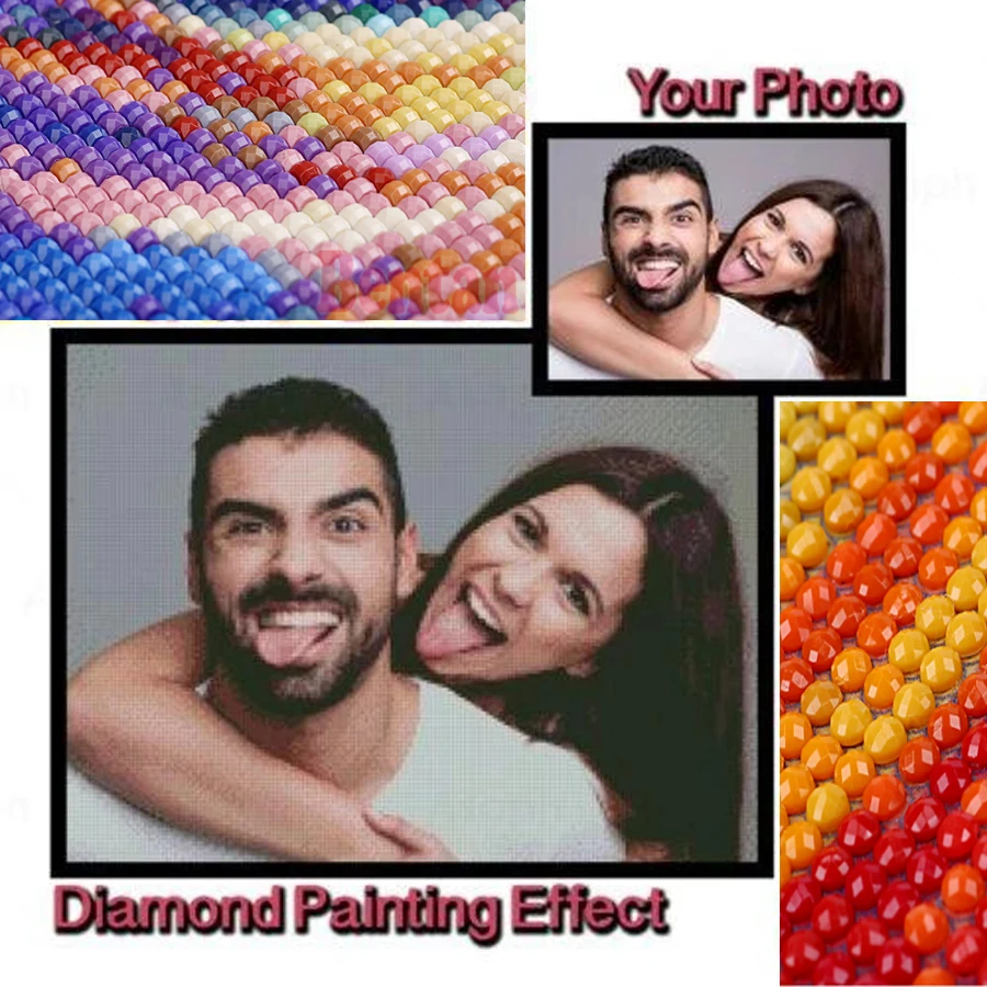 Private custom Photo Custom Make Your Own 5D DIY Diamond Painting Diamond Mosaic Full Diamond Rhinestone Embroidery Family Decor