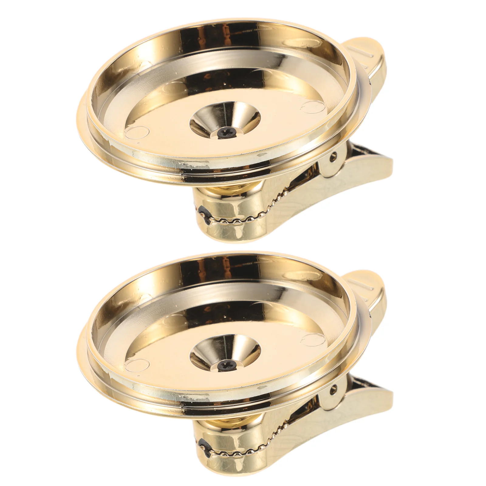

2Pcs Christmas Holder Clips Clip on Xmas Candlestick Clamp Secure Taper Holder Table Decor Party Decoration