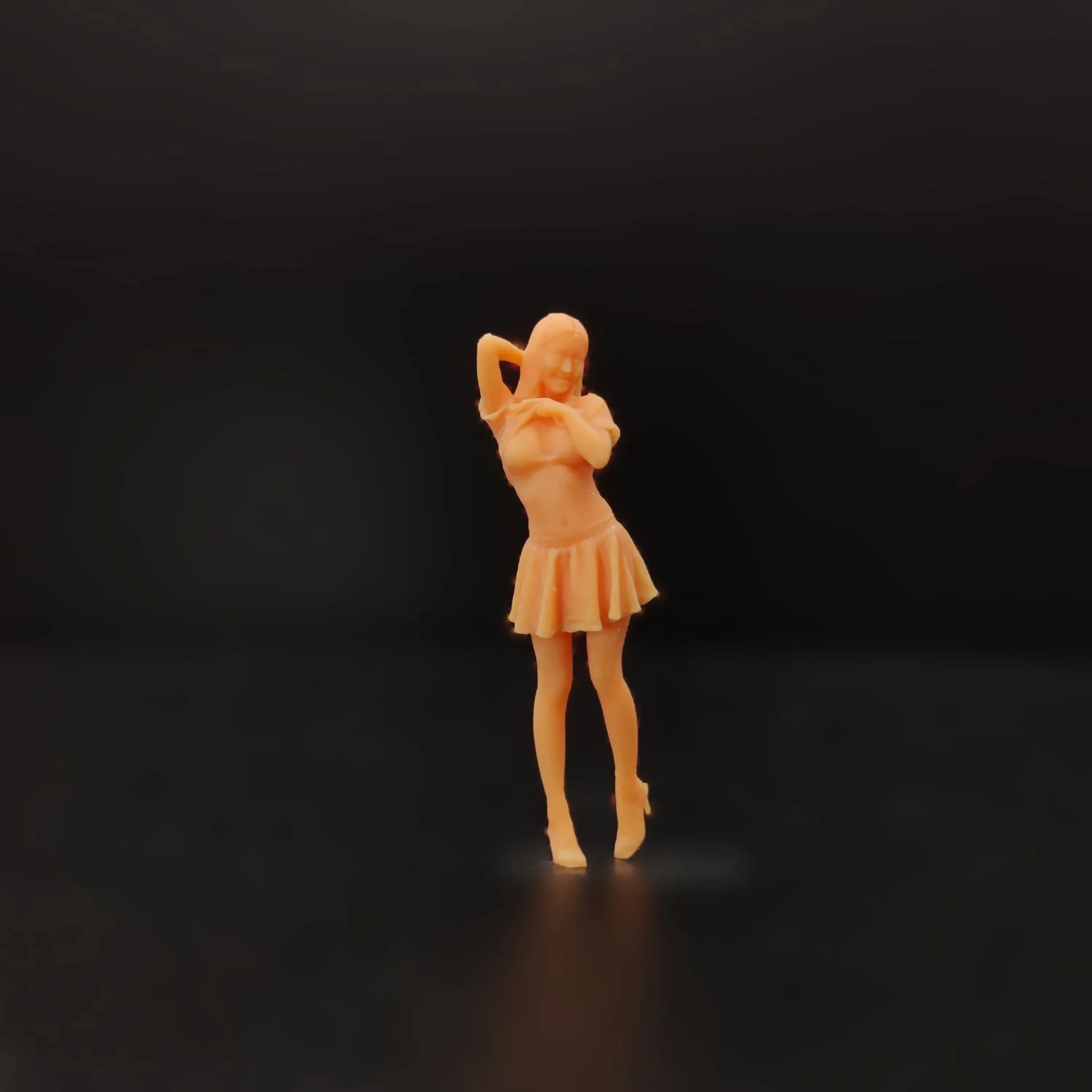 1/64 Modell Harz versuchen Bar Mädchen ungefärbte Miniatur Diorama hand bemalt t617