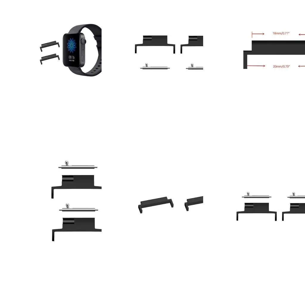 18 to 20mm Adaptor Connector for Mi Watch GPS Wear Resist Connector
