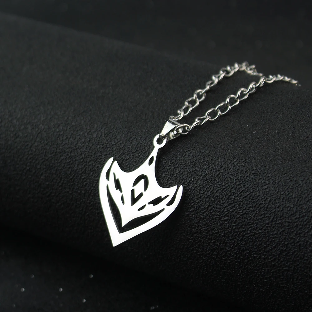 New Genshin Impact Necklace For Teen Punk Anime Cartoon Tartaglia Necklace Jewelry Accessories For Men Gifts