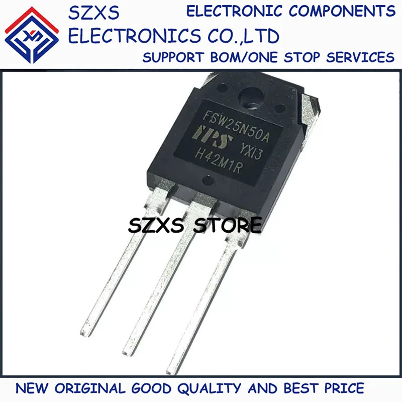 

New Original 10Pcs FSW25N50A TO-3P 500V 25A MOSFET Field Effect Transistor In Stock Electronic Components Good Quality