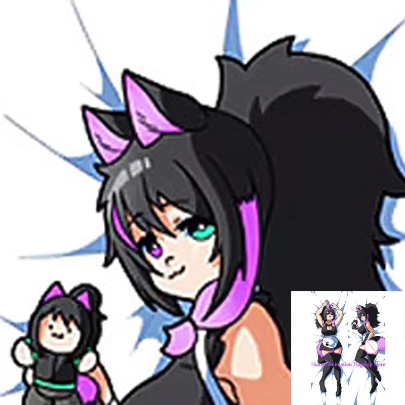 

Dakimakura Anime Pillow Cover dezyVR Double Sided Print 2Way Cushion Cover Xmas Gifts