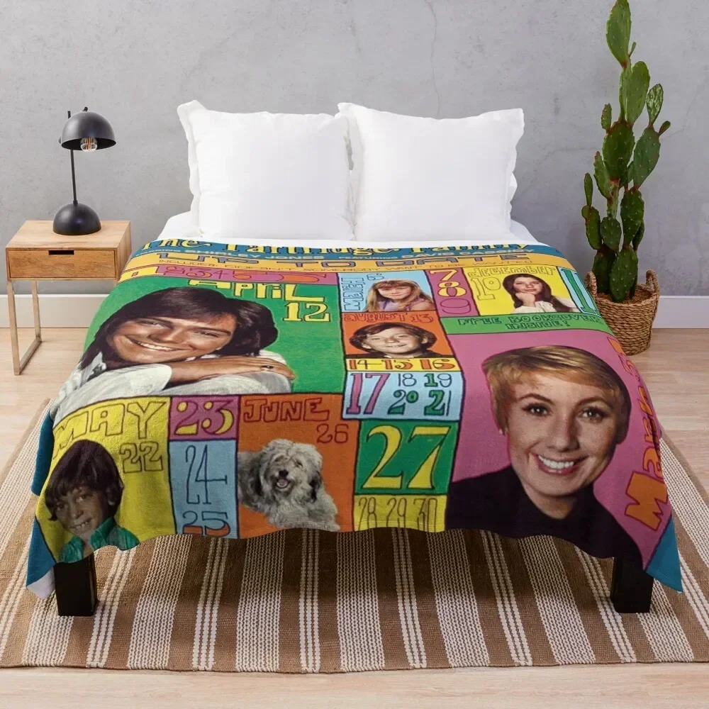 

Partridge Family - Up to Date Throw Blanket Cozy Light Blanket for Travel Camping Picnic