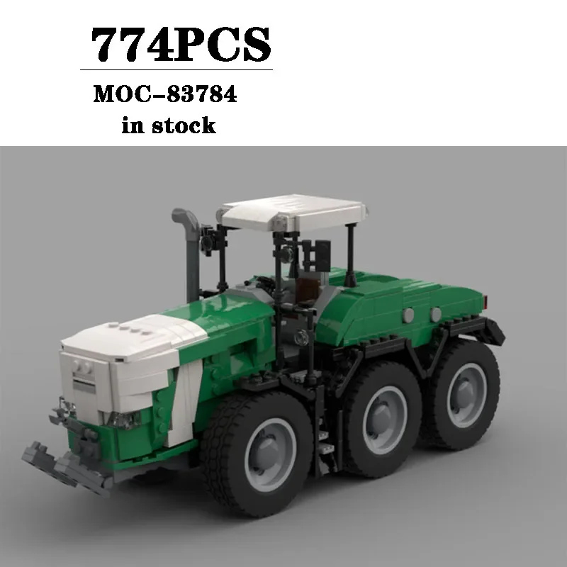 Building Blocks MOC-83784 Farm Tractor Agricultural Construction Model Ornament 774PCS Children's Birthday Gifts Christmas Toys