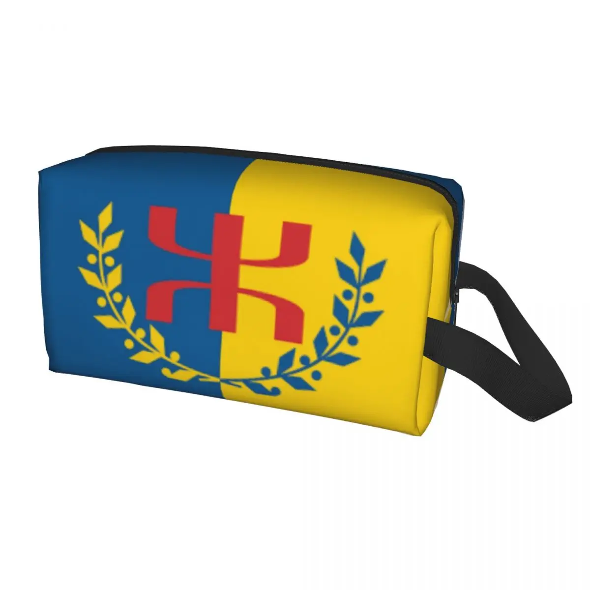 

Дорожная сумка для туалетных принадлежностей Kabyle Amazigh с флагом, симпатичный беребер, гордый косметический Органайзер для косметики для женщин, косметический набор для хранения