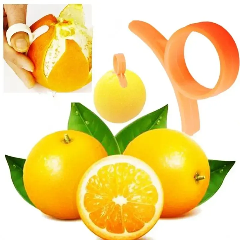 ABUP-10-Piece Practical Orange Grapefruit Peeler Fruit Peeler Slicing Cutter Lemon Fruit Slicer Ring Kitchen Gadgets