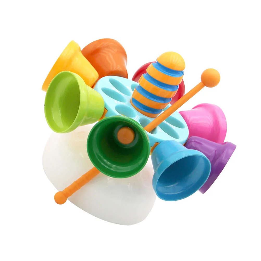 Rotating Bell Instrument Music Rhythm Toy Children Boy Educational Percussion Kids Plastic Baby Musical