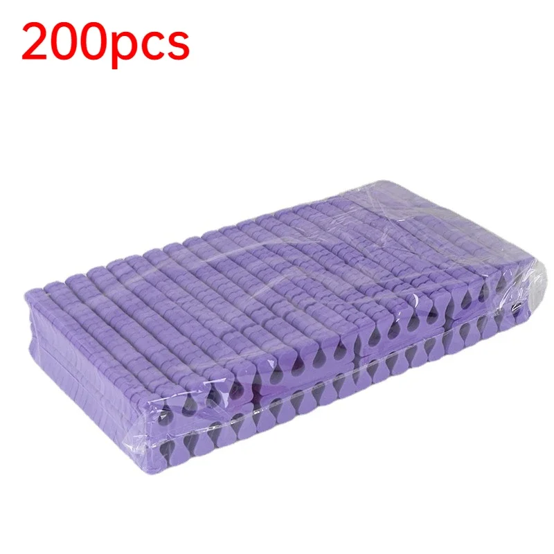 100.200 teile/paket Nail art Zehenspreizer Finger Füße Schwamm Weiche UV Gel Polnisch Schönheit Werkzeuge Maniküre Pediküre Pack Nagel Kits
