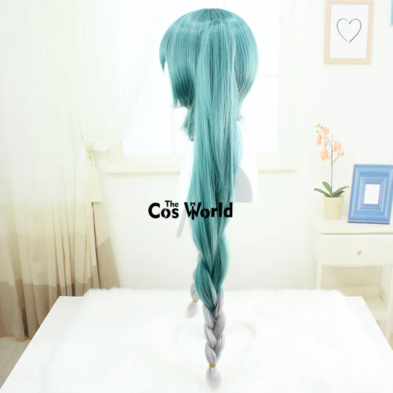 VOCALOID 2024 Snow Miku 90cm Long Halloween Anime Cosplay Wigs Fiber Heat Resistant Synthetic Hair + Wig Cap