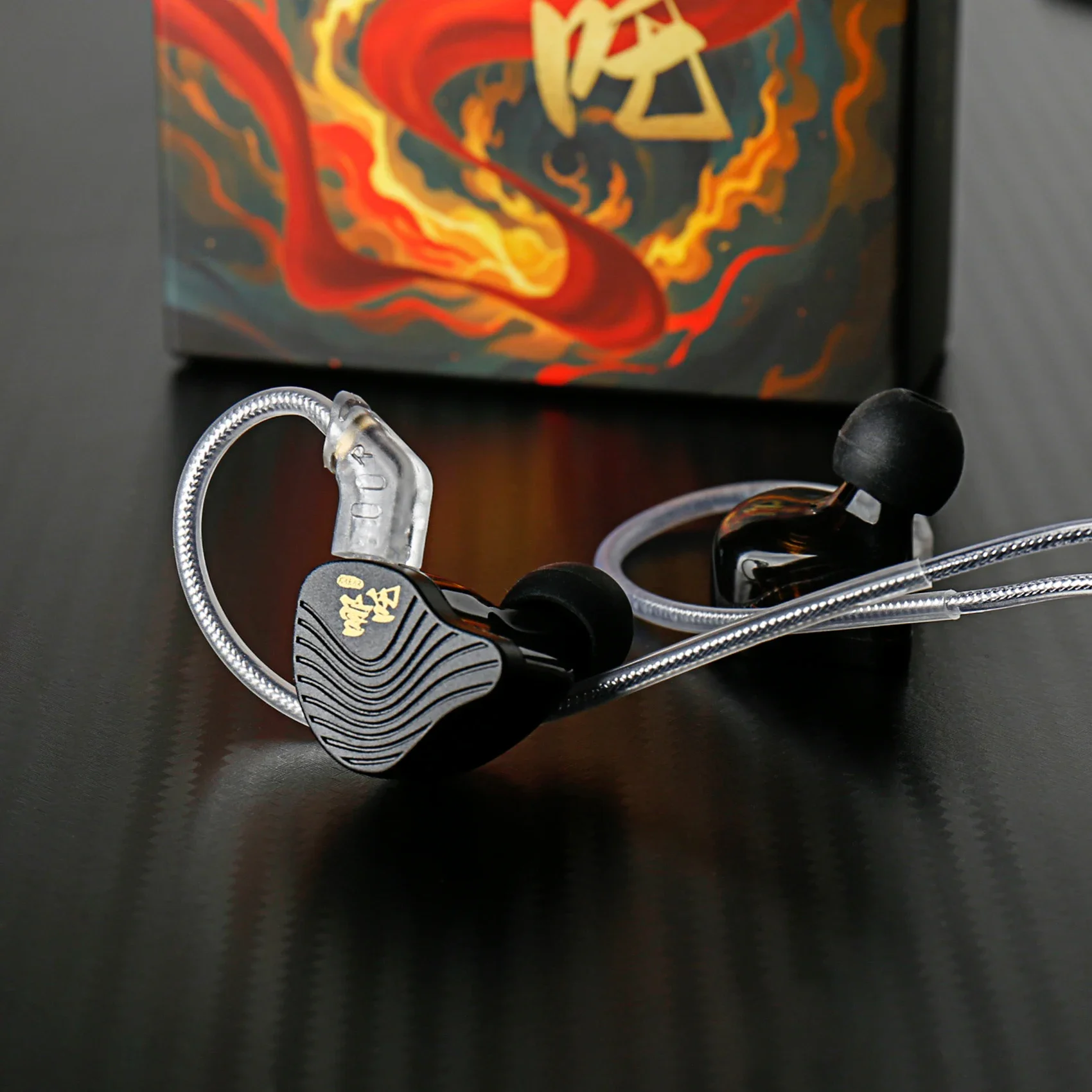 NZ02 Upgraded Dual Magnetic Circuit DD HiFi In Ear Earphones with Double Aluminum Foil Cable KBEAR Wired Gaming Headphones