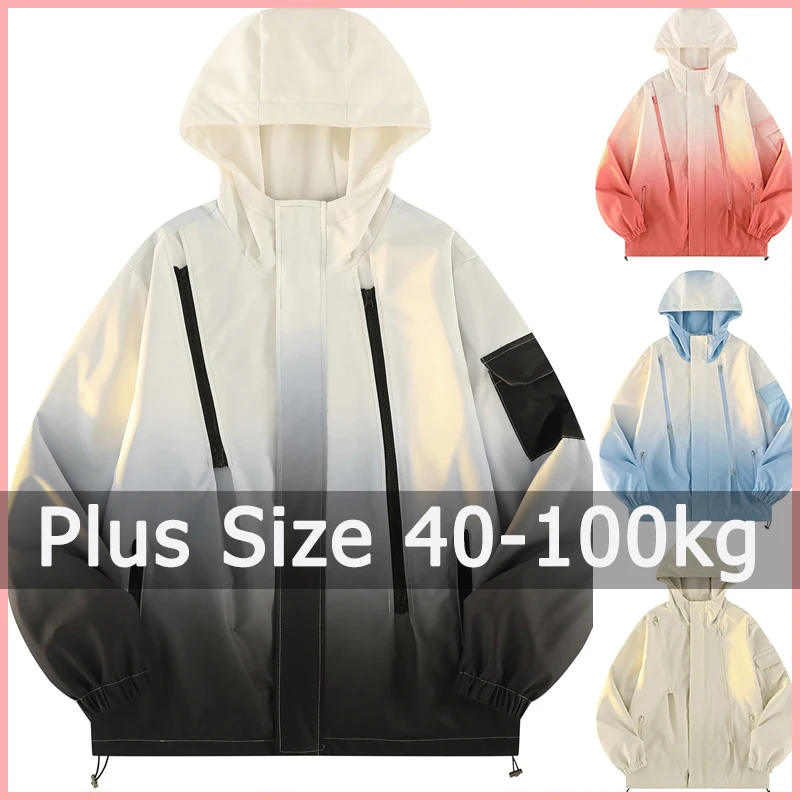 Winter Hooded Jacket Coat Plus Size 100kg Women Clothing Loose Outdoor Sport Windbreaker Casaco Feminino Roupas Vetement Femme