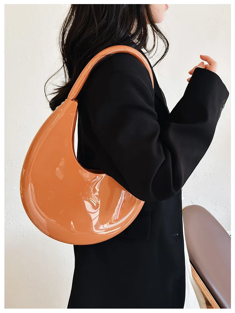 Trendy Jelly Shoulder Bags PVC Women Tote Handbags and Purses 2023 New Casual Ladies Messenger Travel Bag High Quality