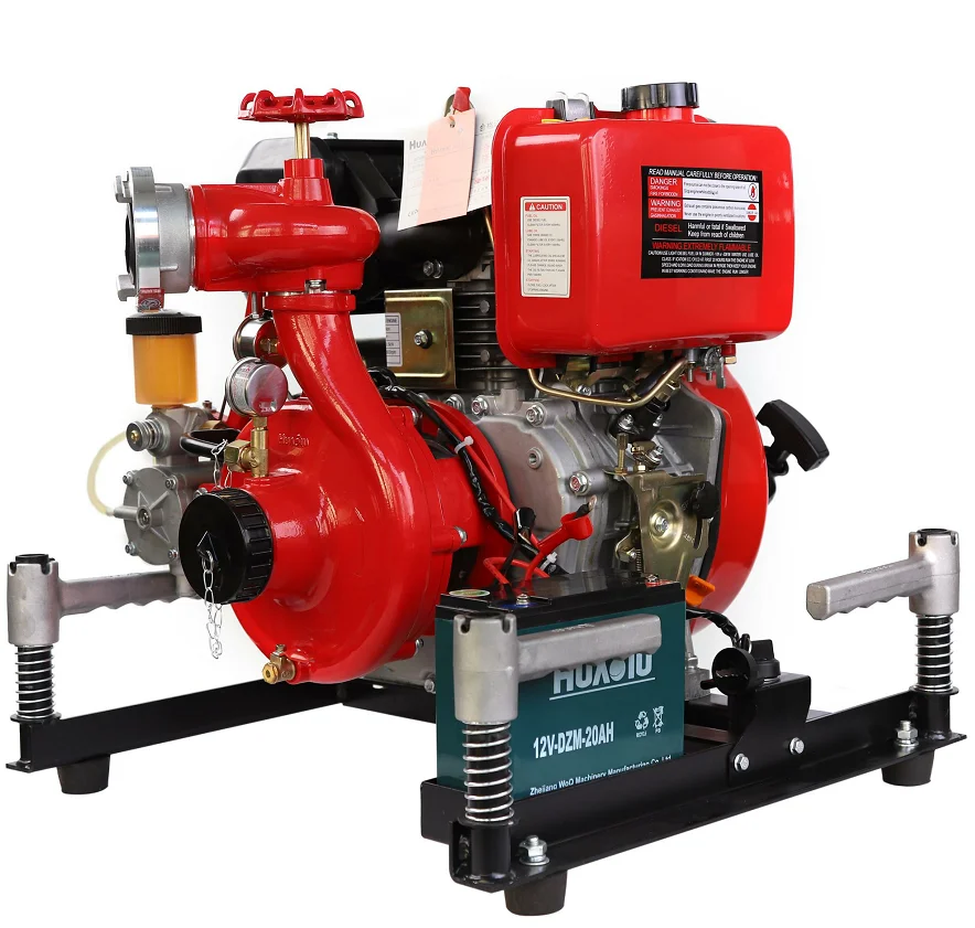 

Superior quality fire safety equipment 15 hp engine portable fire fighting pump for boat