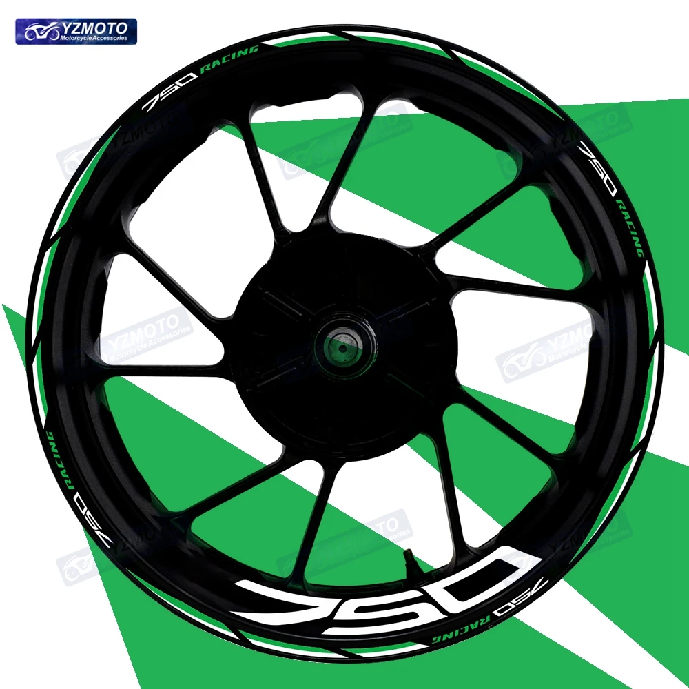

For Z750 Motorcycle Accessories 17 Inch Front Rear Wheel Sticker Waterproof Decal Reflective Decorative Hub Stripe Rim Stickers