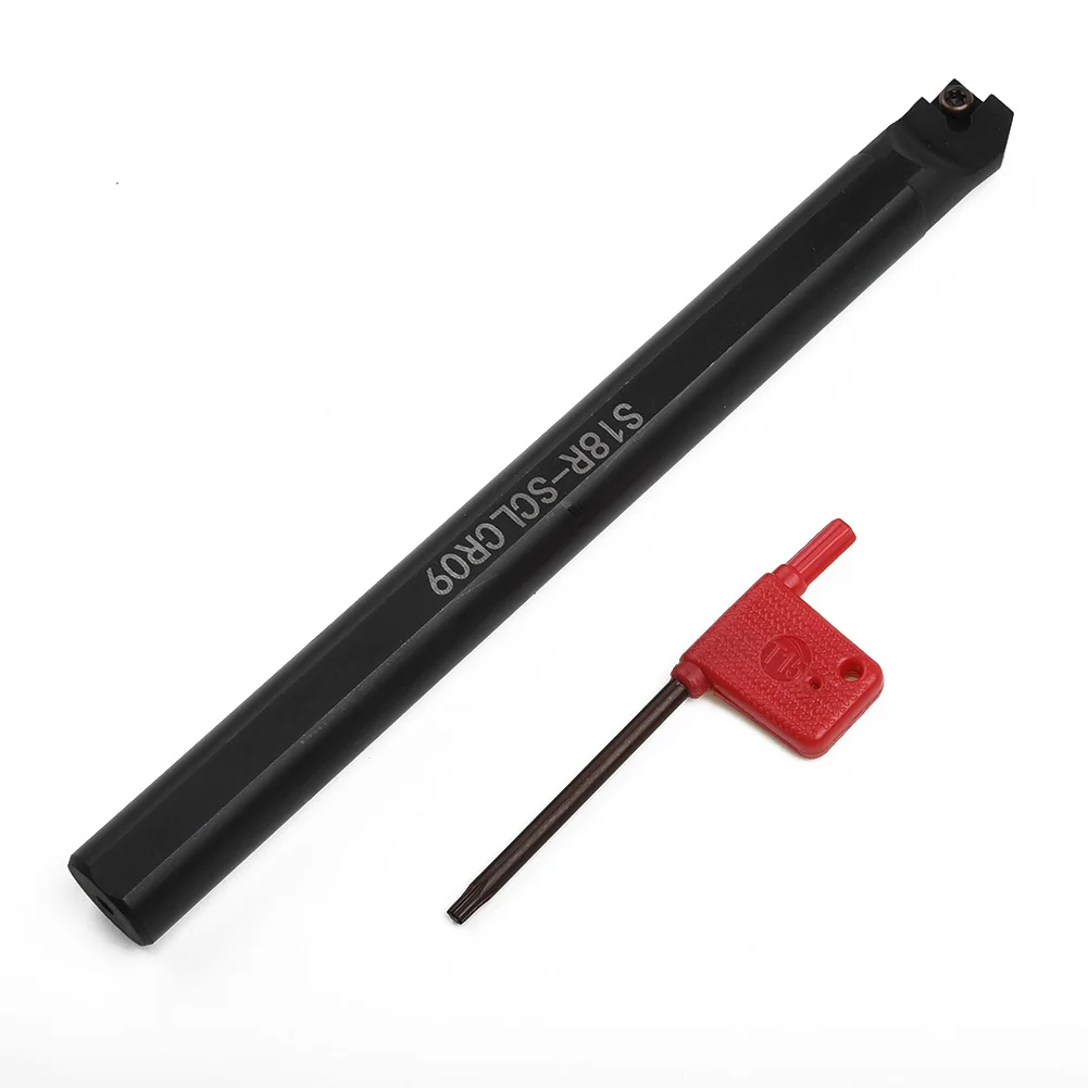 “Americinagem suave y rápida con herramienta de torneado de barra de mandrinado de torno interno S18Q SCLCR09 compatible con insertos CCMT09T3”