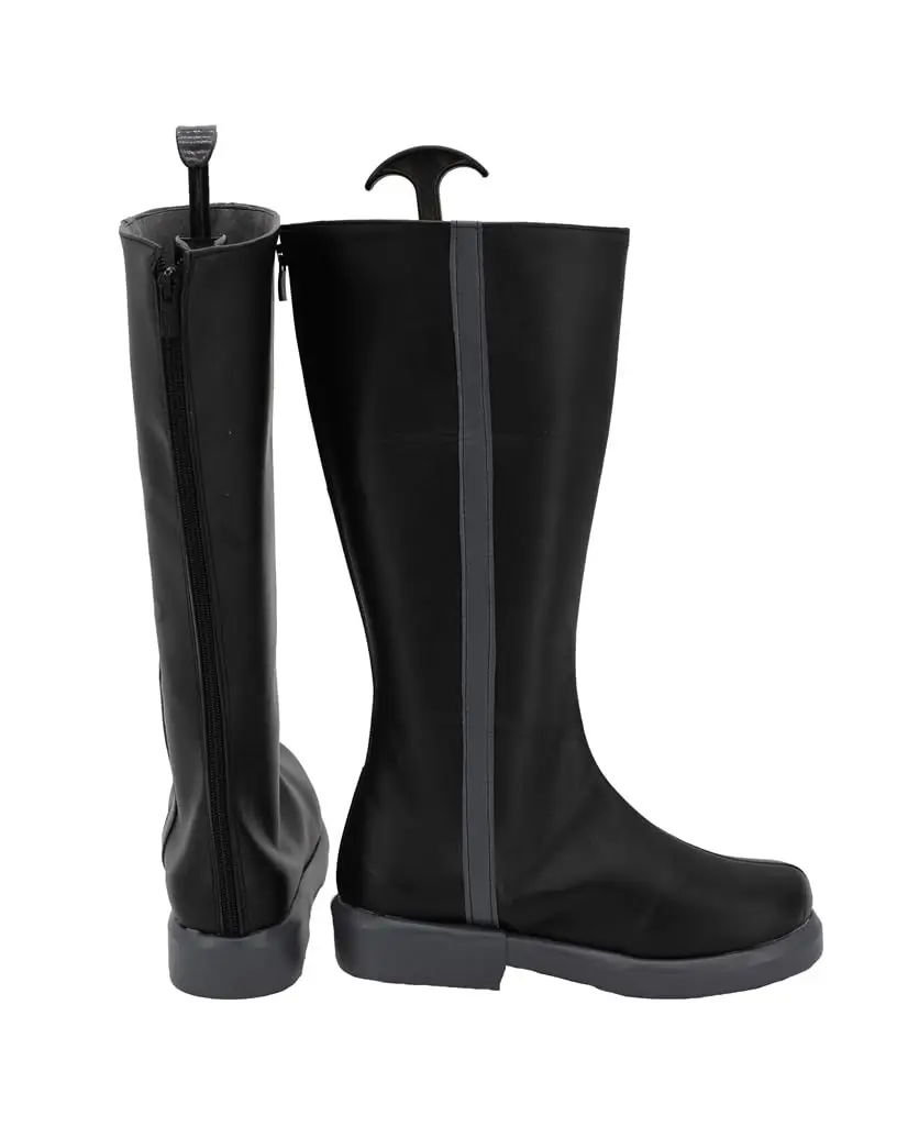 Aizawa Zapatos de cosplay Botas largas negras de moda para fiesta de carnaval de Halloween