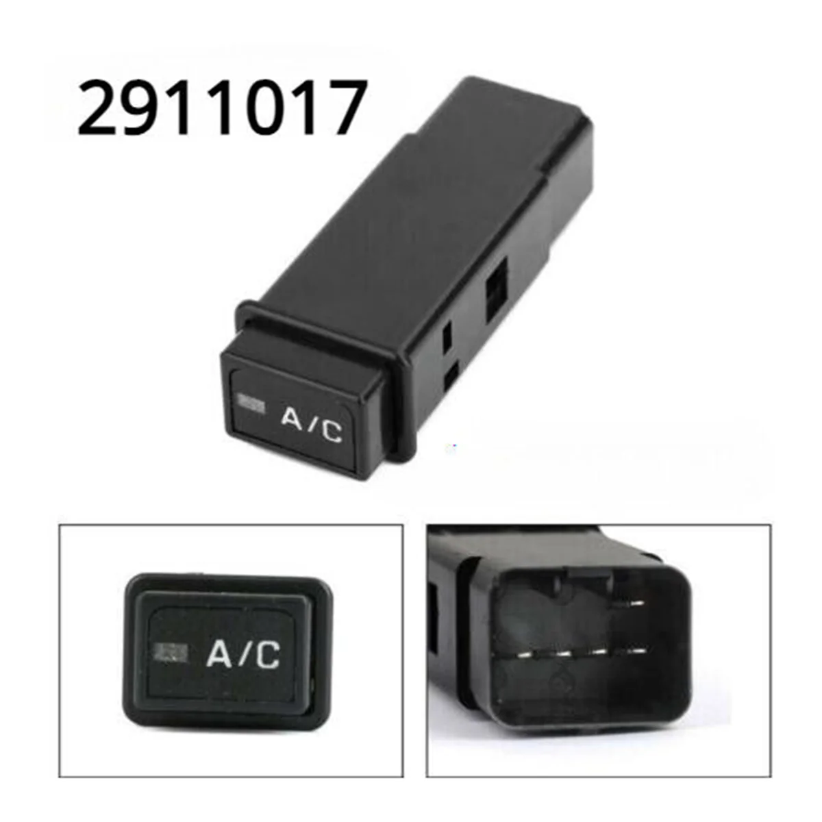 Air Conditioning Switch Button 2911017 84660-0B010 5PINS for Toyota T100 4Runner RAV4 Tacoma Pickup 1989-2000 951017 B