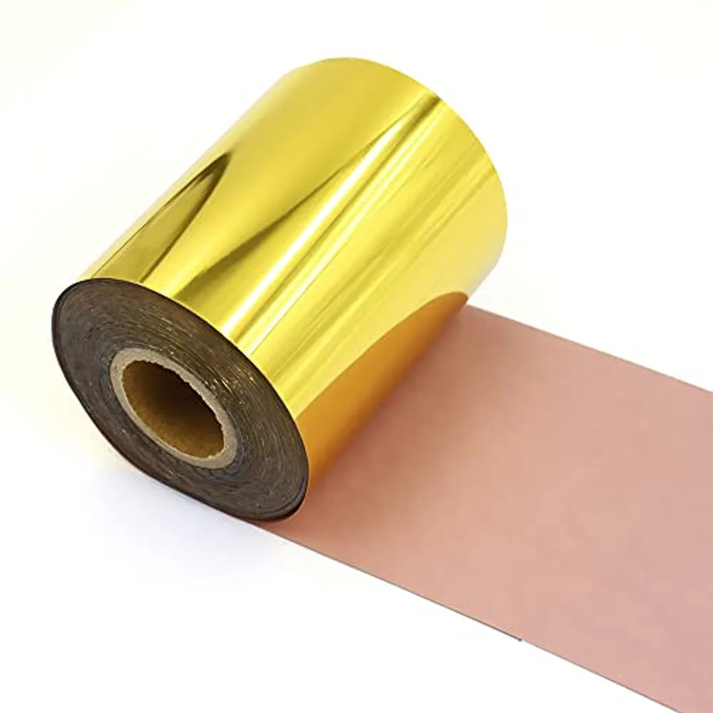 Gold Blocking Silver Black Foil Paper Leather Craft Foil for Hot Stamping Embosing Bronzing PU Paper Gilding Quill Pen 4cm 8cm