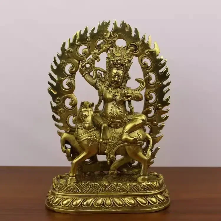 Lucky Copper Attract Wealth Auspicious Heavenly Mother Buddha Statue Home Living Sculptures