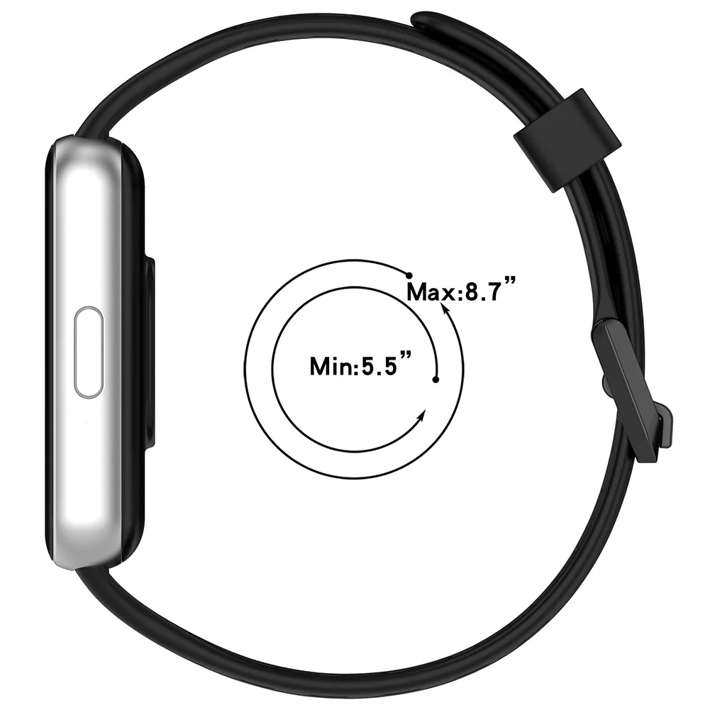 حزام رياضي قابل للتنفس ومقاوم للماء وقابل للتعديل لساعة Samsung Galaxy Fit 3 الذكية