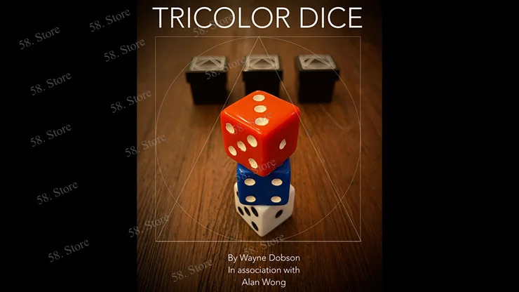 

TRICOLOR DICE By Wayne Dobson And Alan Wong Magic tricks ( 58 Store Download )