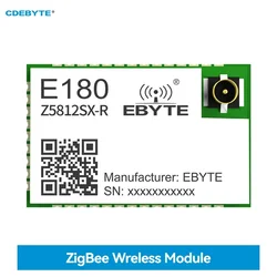 Zigbee 3.0 CDEBYTE E180-Z5812SX-R IPEX 인터페이스, SMD 무선 모듈, 500m 4 웨이 스마트 홈 애플리케이션 라우터, TLSR8258, 12dBm