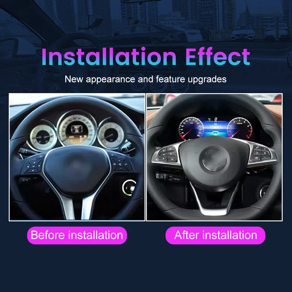 

Для Mercedes Benz CLS NTG4.5 2012-2017 ЖК-дисплей автомобильная цифровая приборная панель кластер виртуальная приборная панель обновление спидометра 12,3 дюйма