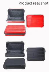 Litepro Bicycle Front Frame Lovely Pig Nose Bag 10 Inch Rainproof Hard Shell Key Mobile Phone Zipper Bag Suitcase For Brompton