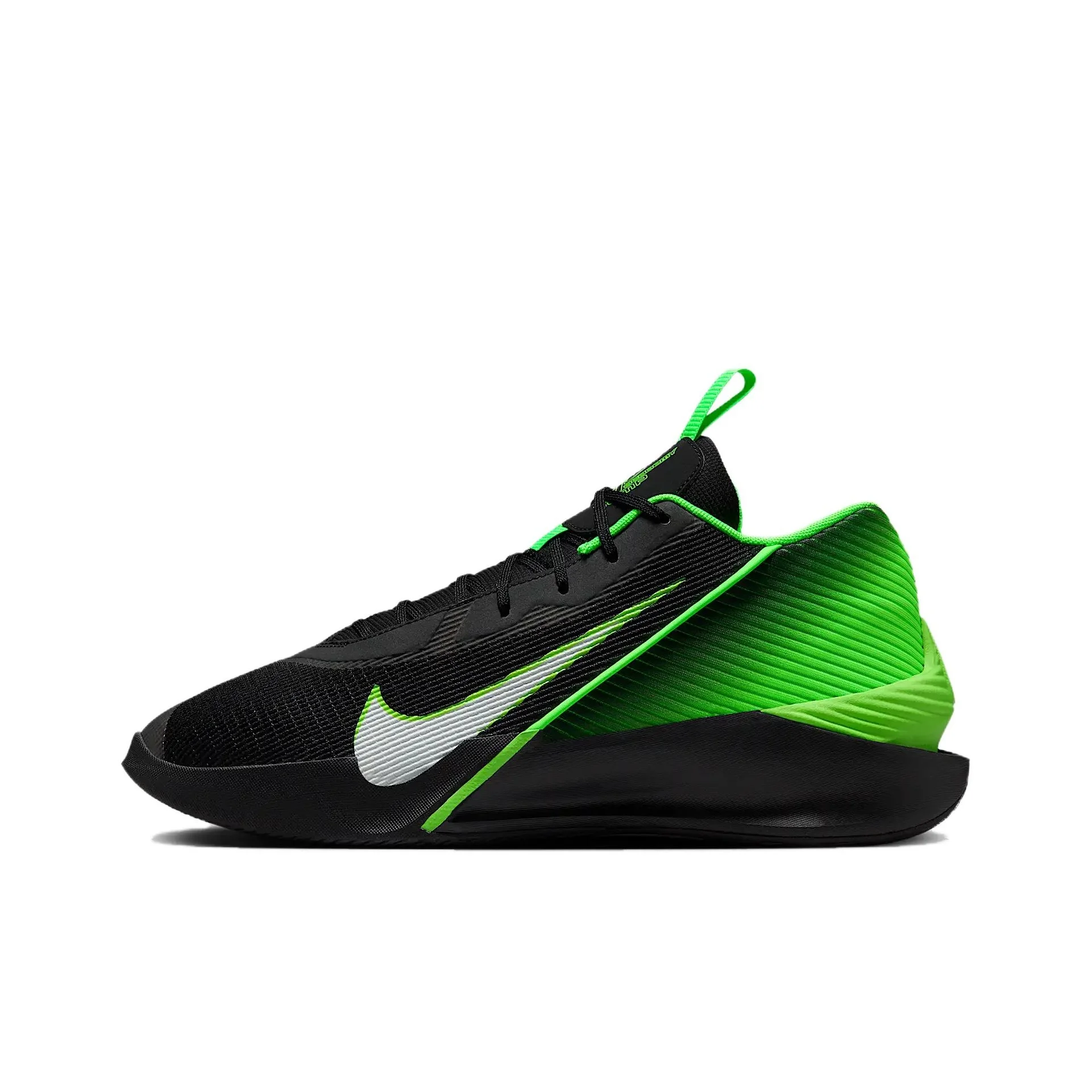 Nike Low top Basketball Shoes Men's Black Green HF1804-001