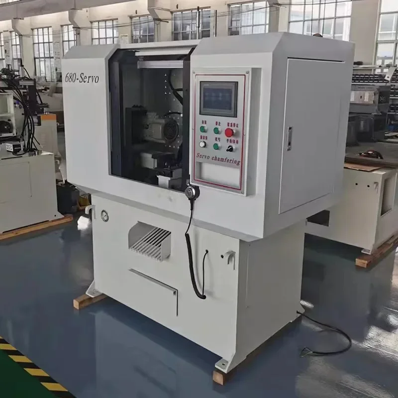New Product of Double Head Hydraulic Chamfering Machine CNC Pipe Rod Electric Pump