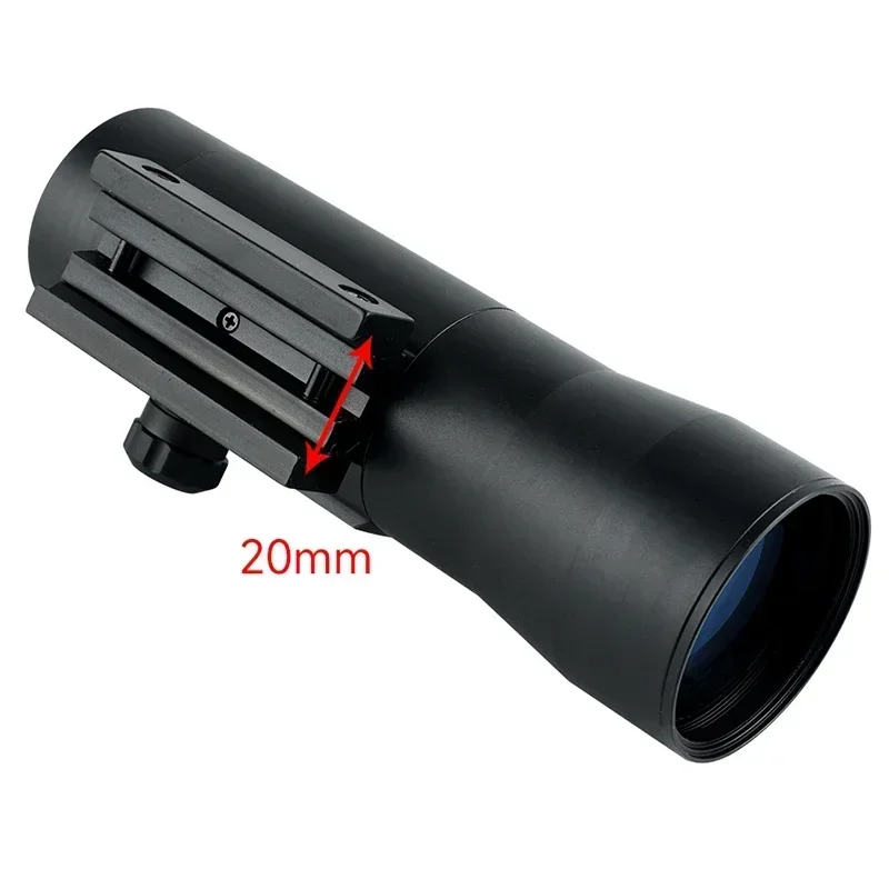 التكتيكية 3X44 ريد دوت البصر المدمجة منعكس كوليماتور الصيد Opticsl Riflescope الادسنس البصر ملحق صالح 11/20 مللي متر السكك الحديدية #3