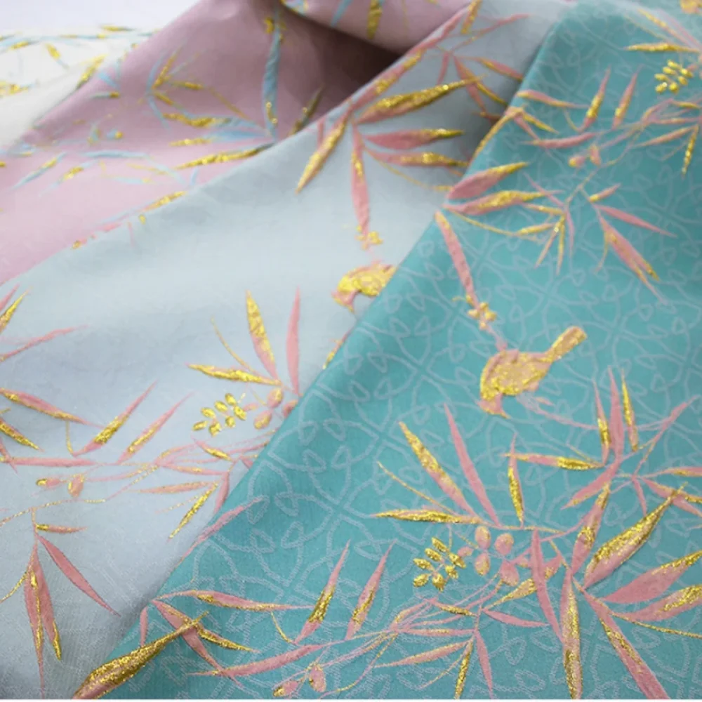 

Жаккардовая ткань для одежды, пальто, платье Cheongsam Hanfu, креативный модельер, ручная работа, материал для шитья своими руками, ткань