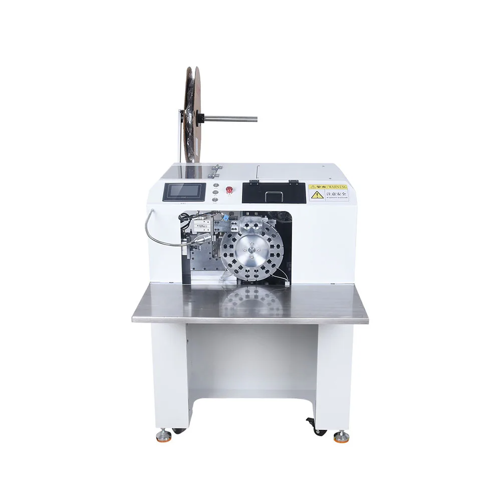 New Energy Large Square Heat Shrink Casing Machine Automatically Cable Manufacturing Heating Shrinkable Tube Stripping